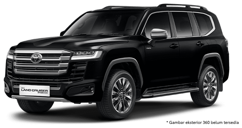 Land Cruiser Hybrid EV warna Attitude Black Mica