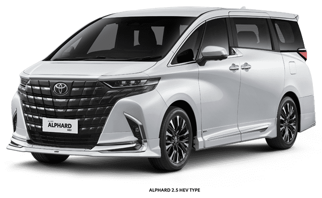 New Alphard XE warna Platinum White Pearl